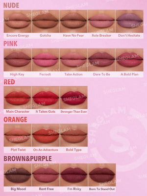 SHEGLAM Dynamatte Boom Long-lasting Matte Lipstick Sheglam