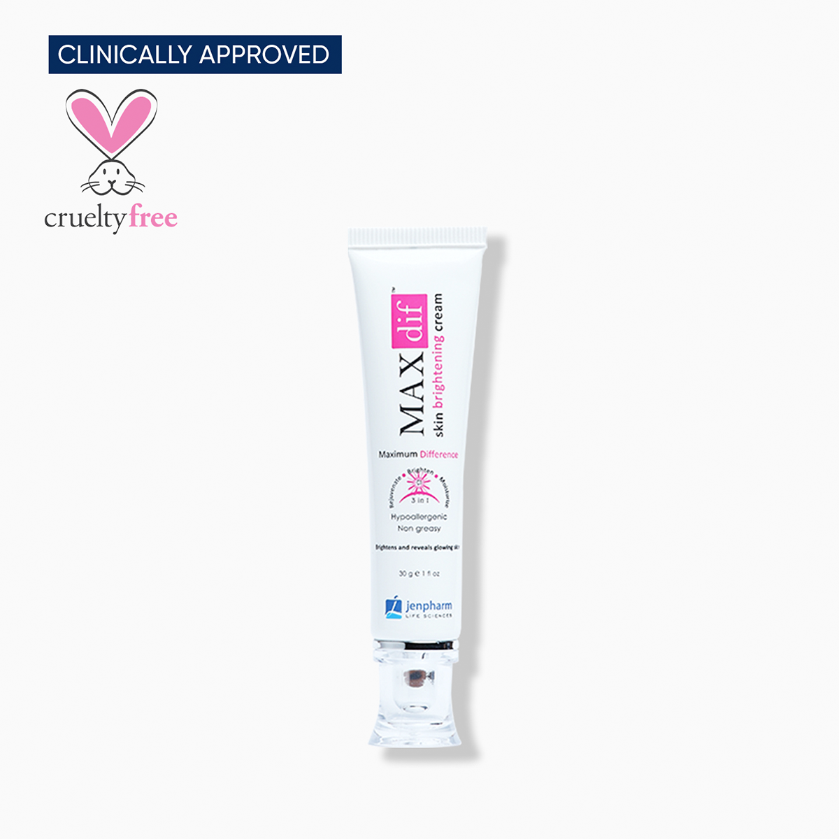 Jenpharm Maxdifskin Brightening Cream Maximum Difference 30G