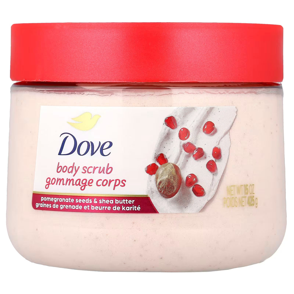 Dove Body Scrub Pomegranate Seeds & Shea Butter