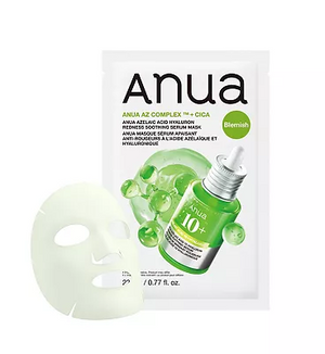 Anua Azelaic Acid Hyaluron Redness Soothing Serum sheet Mask Anua