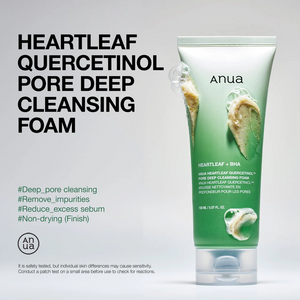 Heartleaf Quercetinol Pore Deep Cleansing Foam Anua