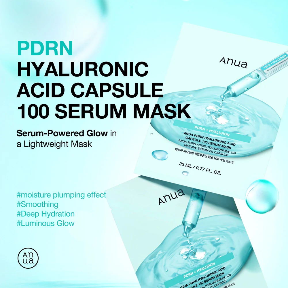 Anua PDRN Hyaluronic Acid Capsule 100 Serum Mask (1ea)