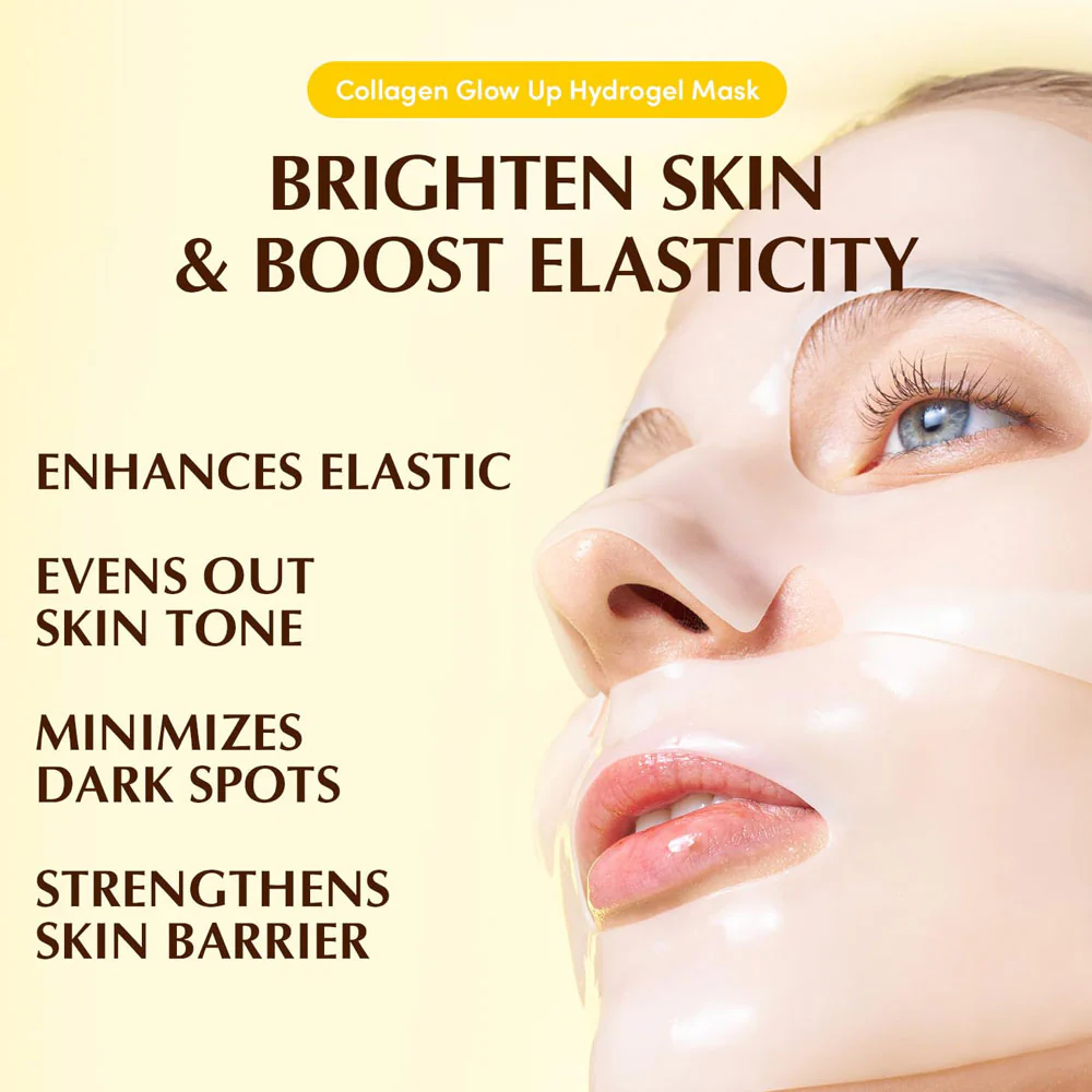 EQQUALBERRY Collagen Glow up Hydrogel Mask (Single Sheet)