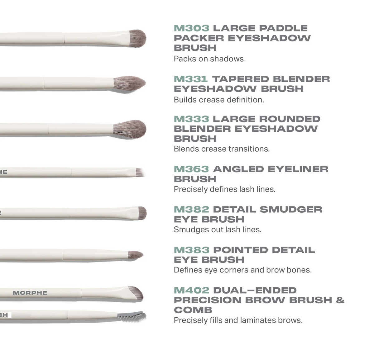 Morphe Eye Want It All 7-Piece Eye Brush Set Morphe
