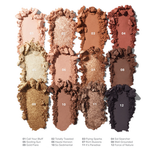 Morphe ChromaPlus 12-Pan Eyeshadow Palette - Flickering Sands Morphe