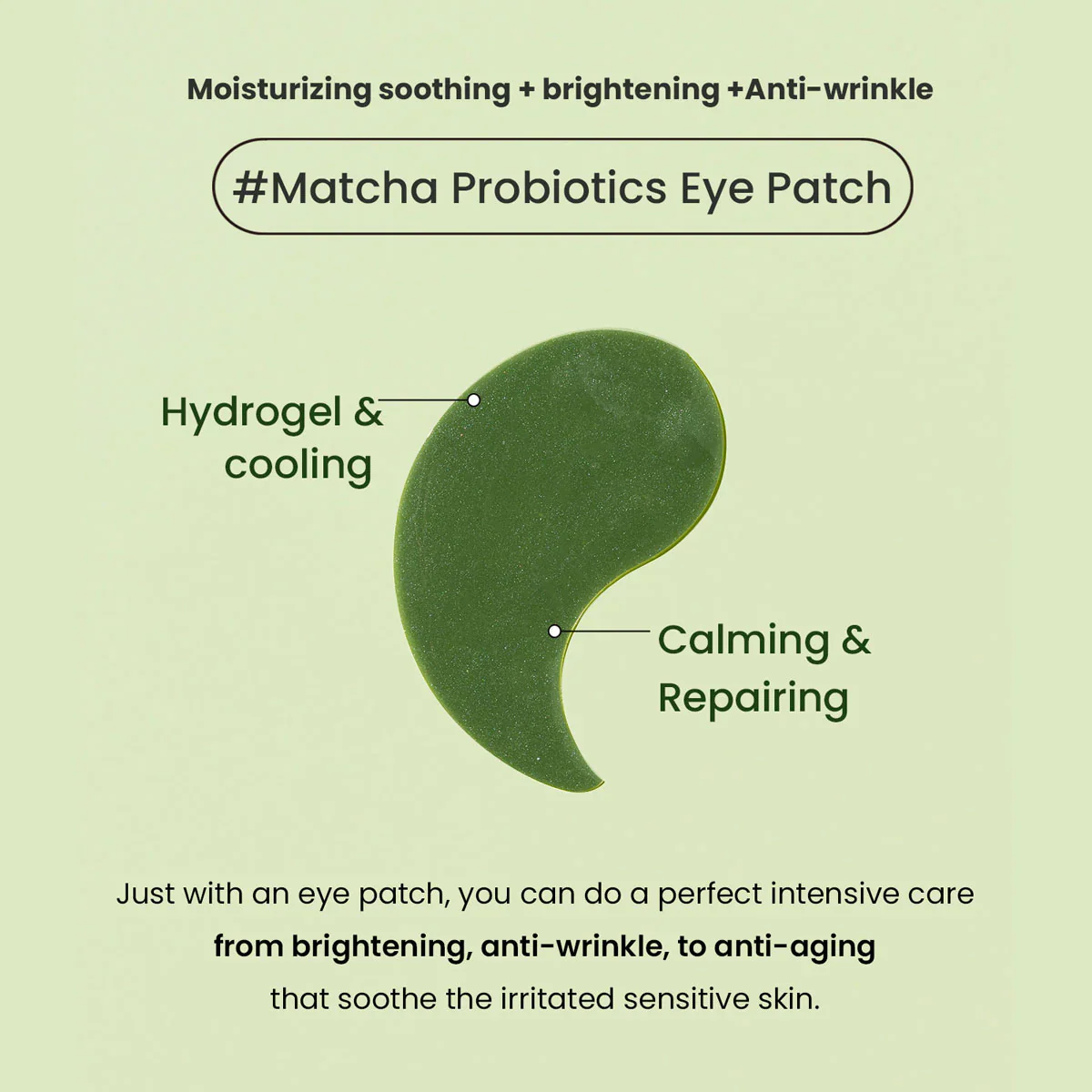 Heimish Matcha Biome Hydrogel Eye Patch