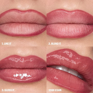 Huda Beauty - Make Out Sesh Lip Stain and Lip Gloss Duo Huda Beauty