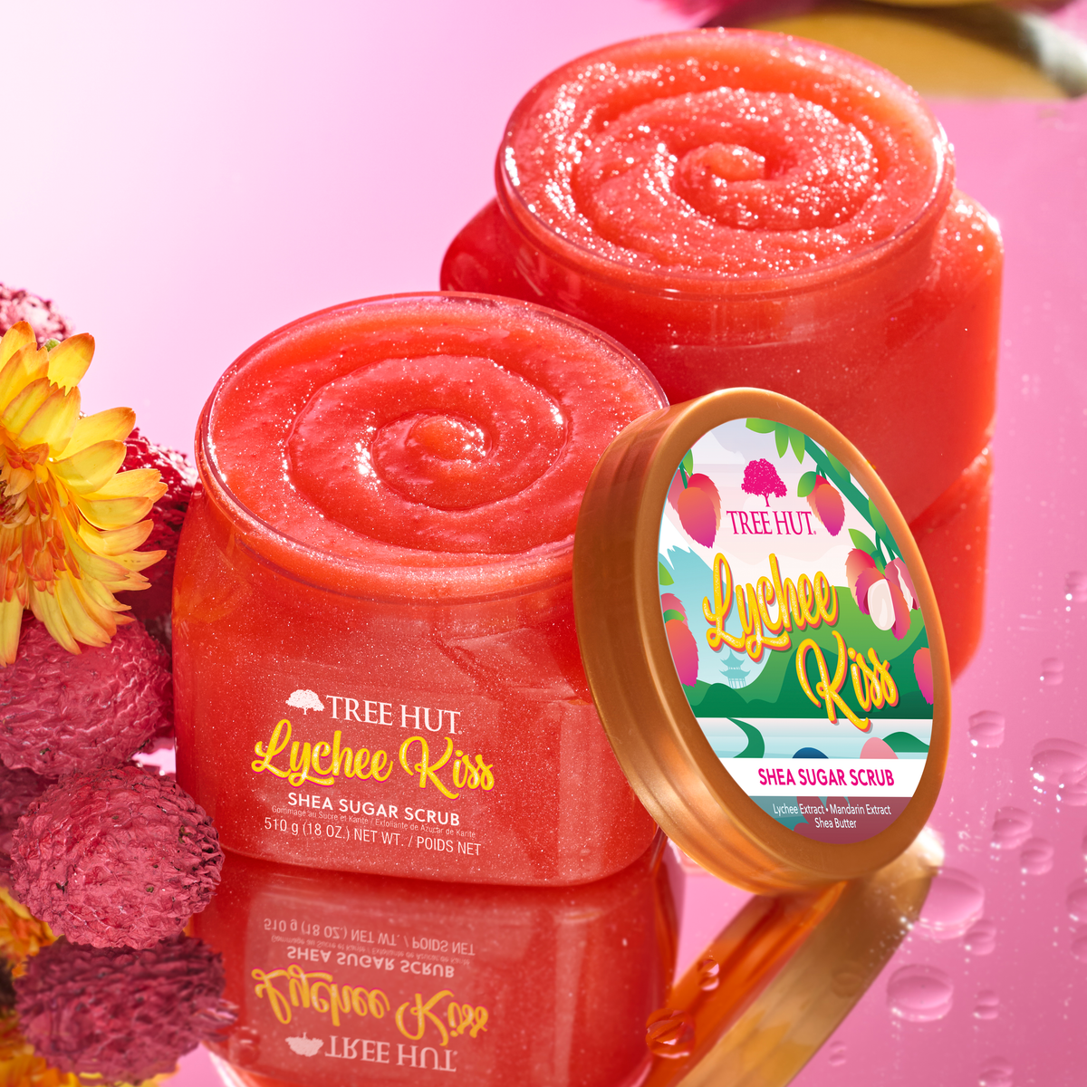 Tree Hut Lychee Kiss Shea Sugar Scrub