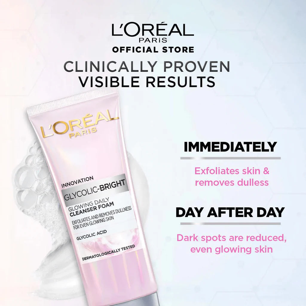 L'Oreal Paris Glycolic Bright Glowing Daily Face Wash L'Oreal Paris