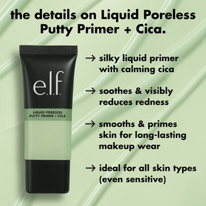 ELF Liquid Poreless Putty Primer + Cica ELF Cosmetics