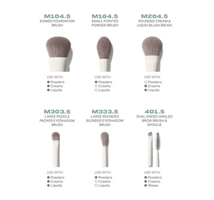 Morphe Along for the Glide 6-Piece Travel Brush Set Morphe