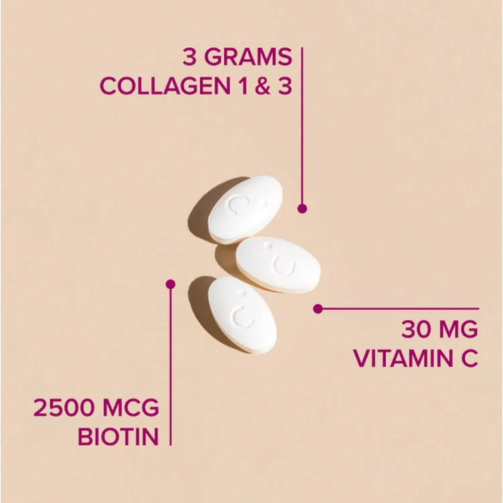 NEOCELL Super Collagen + Vitamin C & Biotin, 180 Tablets