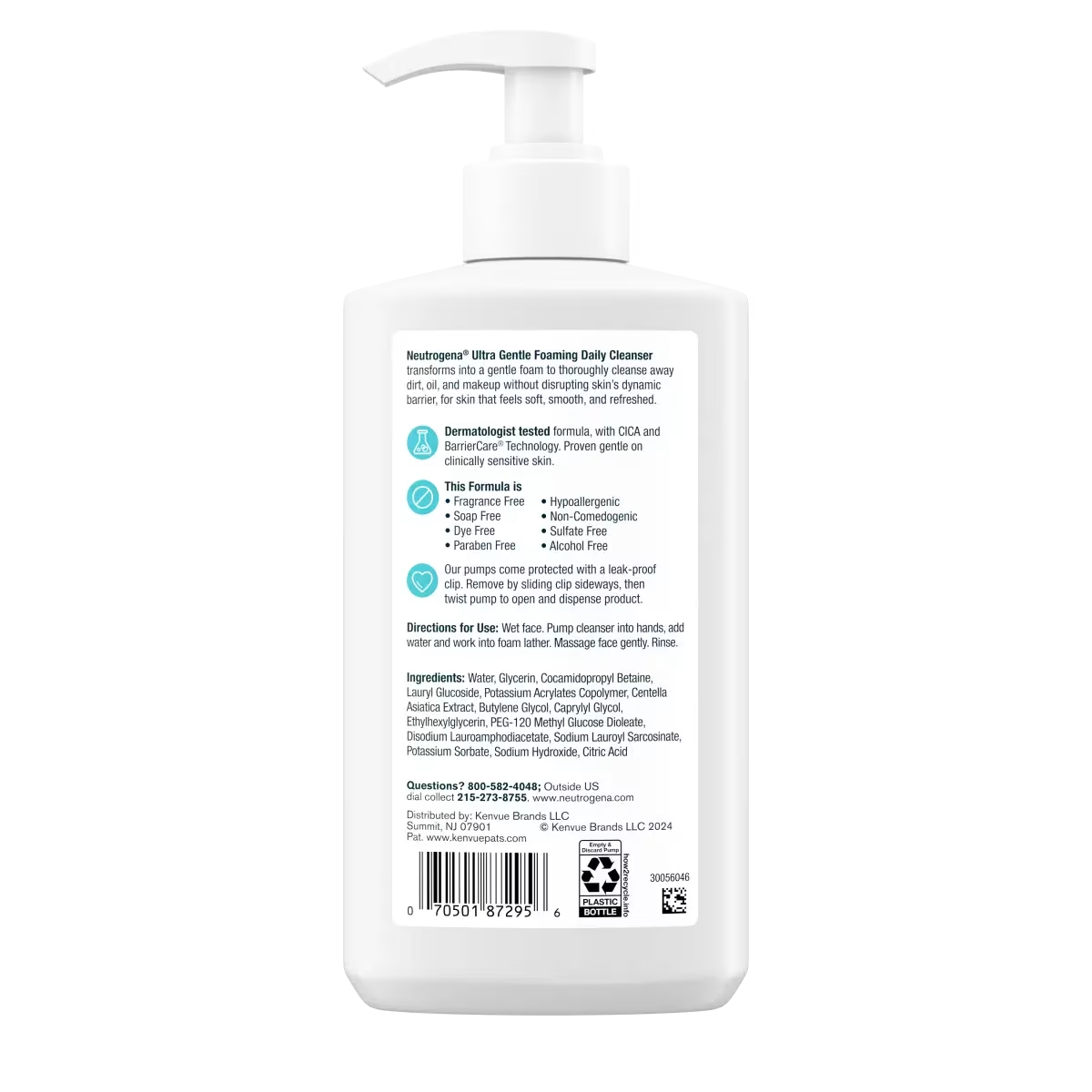Neutrogena® Ultra Gentle Daily Cleanser, 12 Fl. Oz (USA)