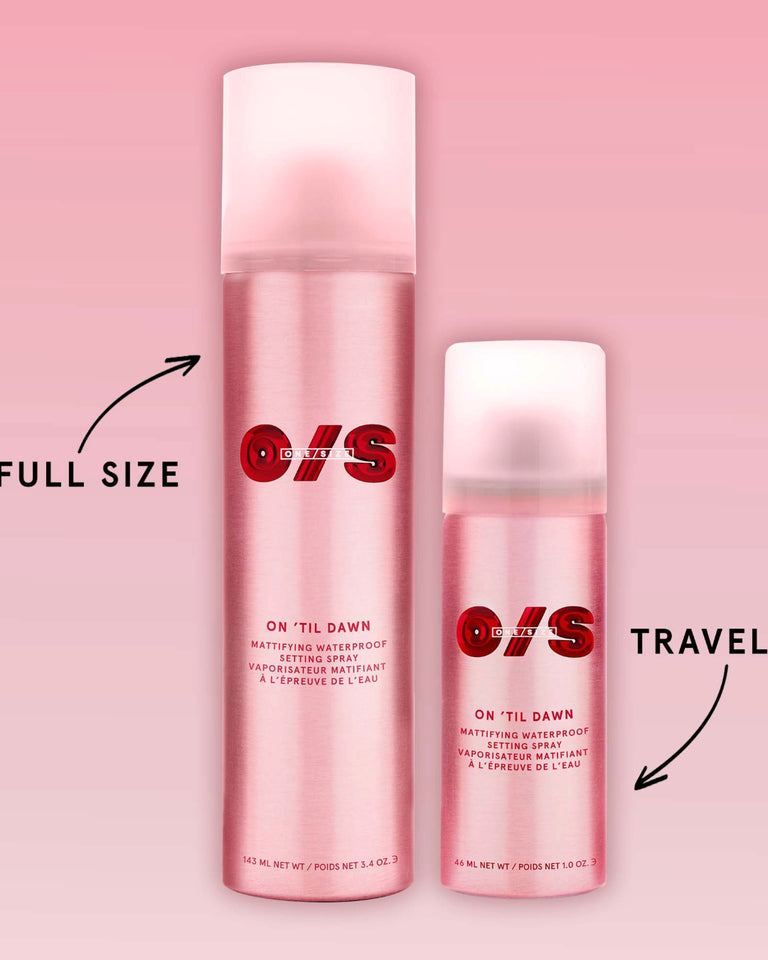 One Size On Til Dawn Mattifying Waterproof Makeup Setting Spray