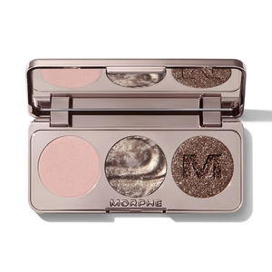Morphe Dazzling Metal lics Eyeshadow Trio - Champagne On Tap Morphe