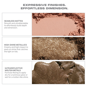 Morphe Dazzling Metal lics Eyeshadow Trio - Champagne On Tap Morphe