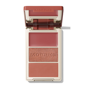 Morphe Cheek Thrills Multi-Finish Face Trio - Wine & Dine Morphe