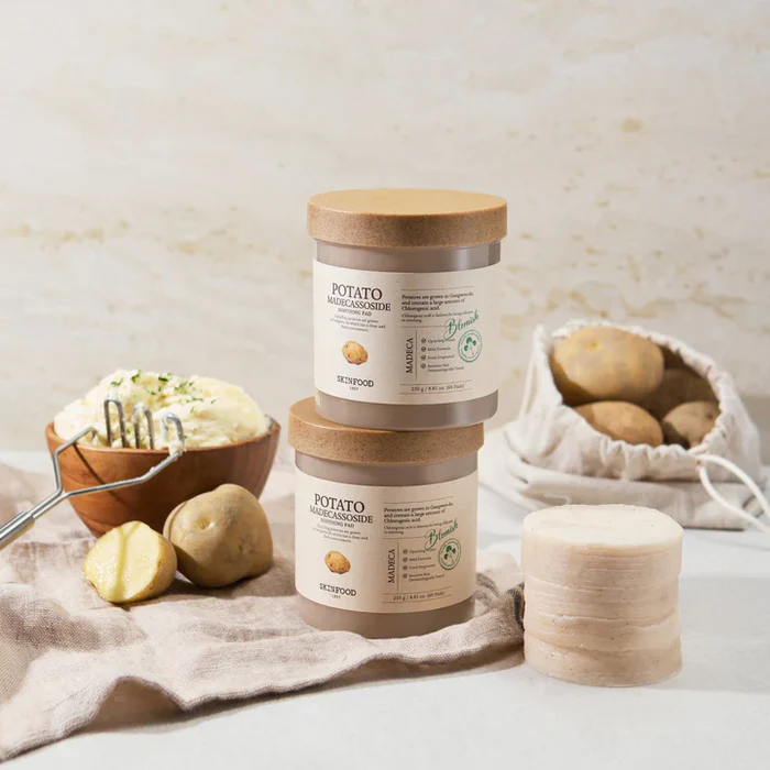Skin Food Potato Madecassoside Soothing Pad