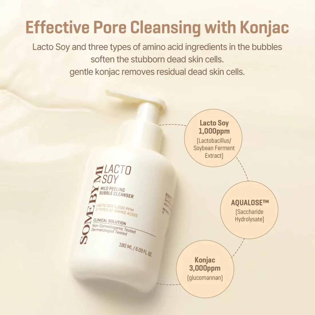 Some By Mi Lacto Soy Mild Peeling Bubble Cleanser Some by mi