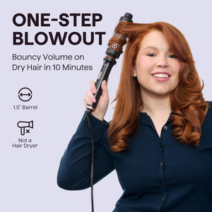Wavytalk Thermal Brush, 1.5 inch Heated Round Brush for Blowout Look WavyTalk