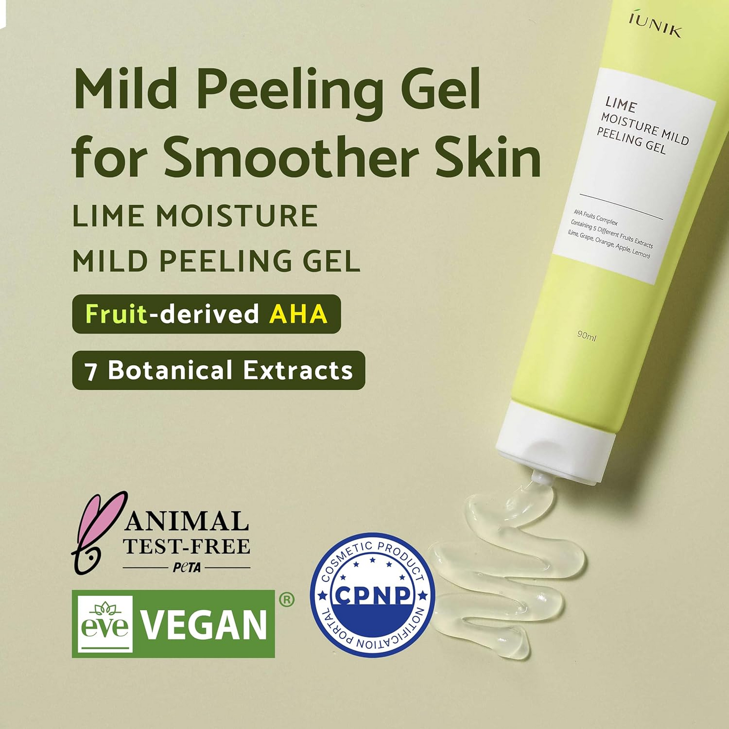 Iunik Lime Moisture Mild Peeling Gel
