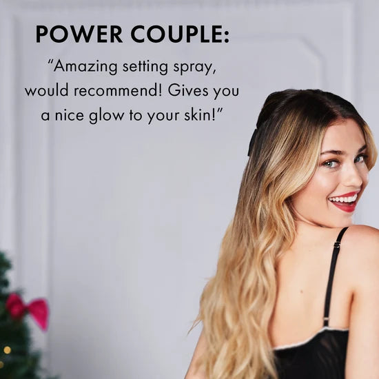 ICONIC London Power Couple Gift Set – Glow-Enhancing Makeup Setting Spray & Hydrating Tinted Lip Balm