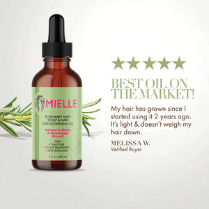 Mielle Rosemary Mint Scalp & Hair Strengthening Oil Mielle