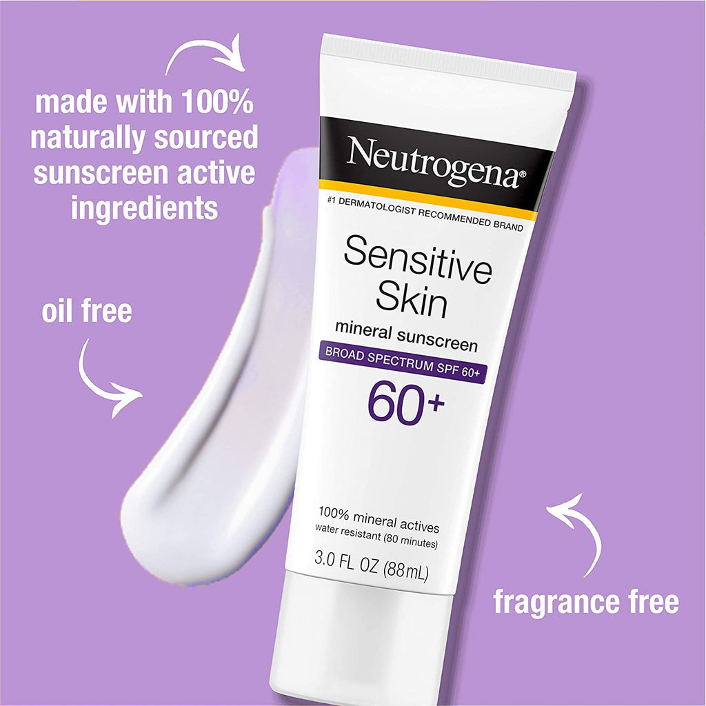Neutrogena Sensitive Skin Mineral Sunscreen Lotion SPF 60+ Neutrogena