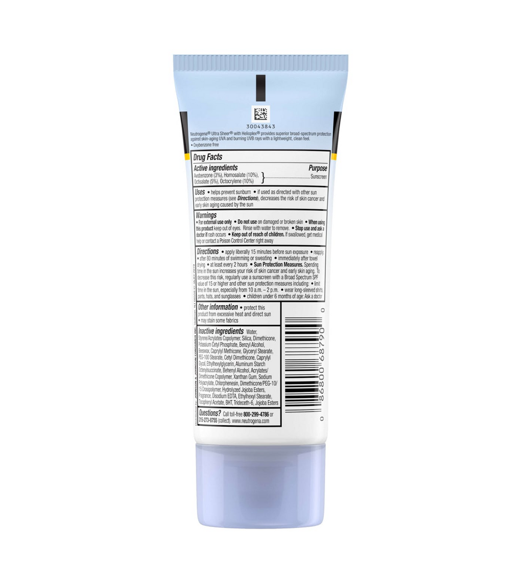 Neutrogena Ultra Sheer Dry Touch Sunscreen SPF 55 Neutrogena