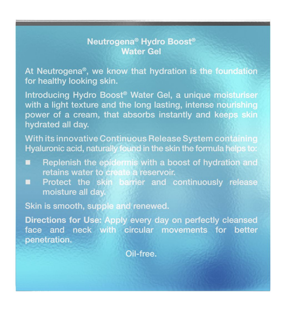 Neutrogena Hydro Boost Water Gel Moisturiser Neutrogena