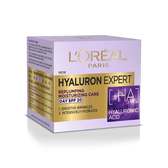 LOREAL Paris Hyaluron Expert Replumping Moisturizing Care Day Cream, SPF 20