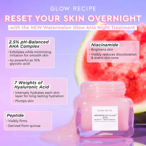 Glow Recipe Watermelon Glow AHA Night Treatment Glow Recipe
