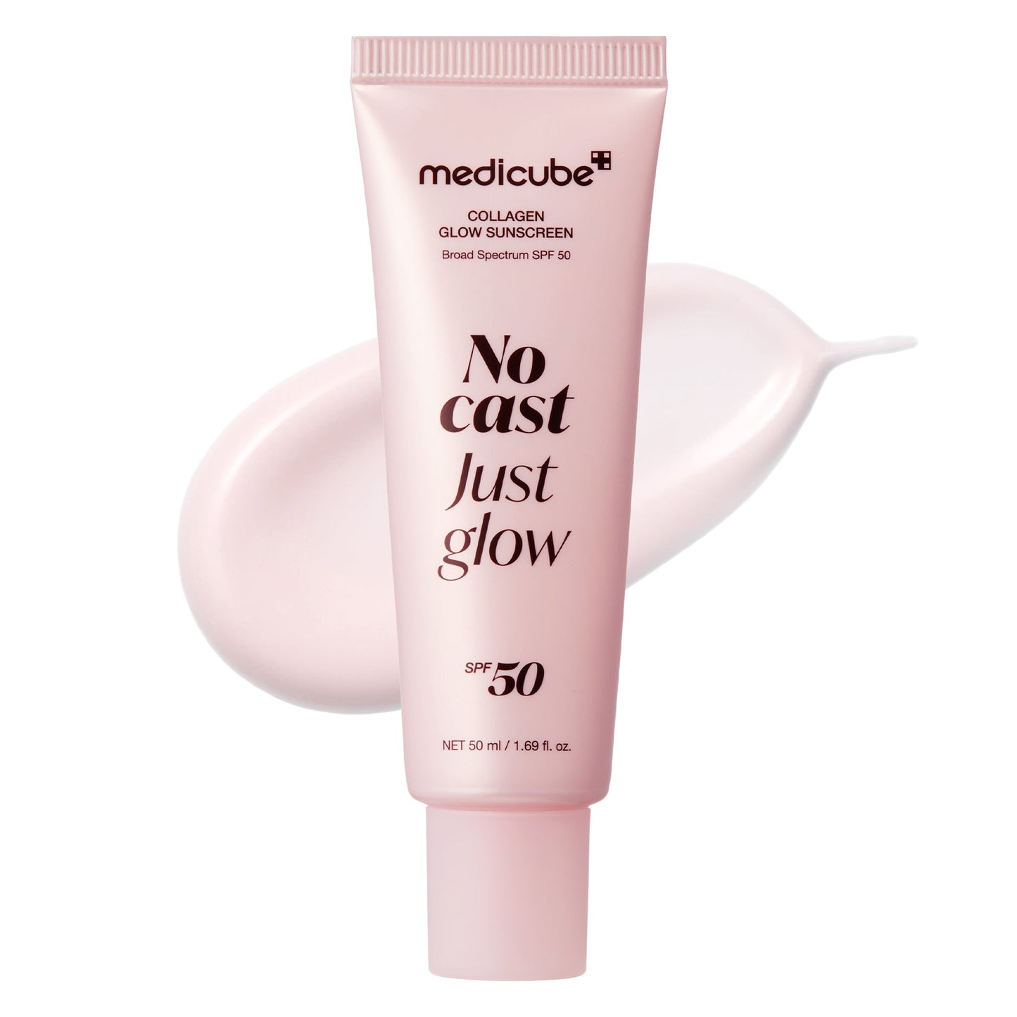 Medicube Sunscreen No Cast Just Glow Collagen SPF 50+ PA++++