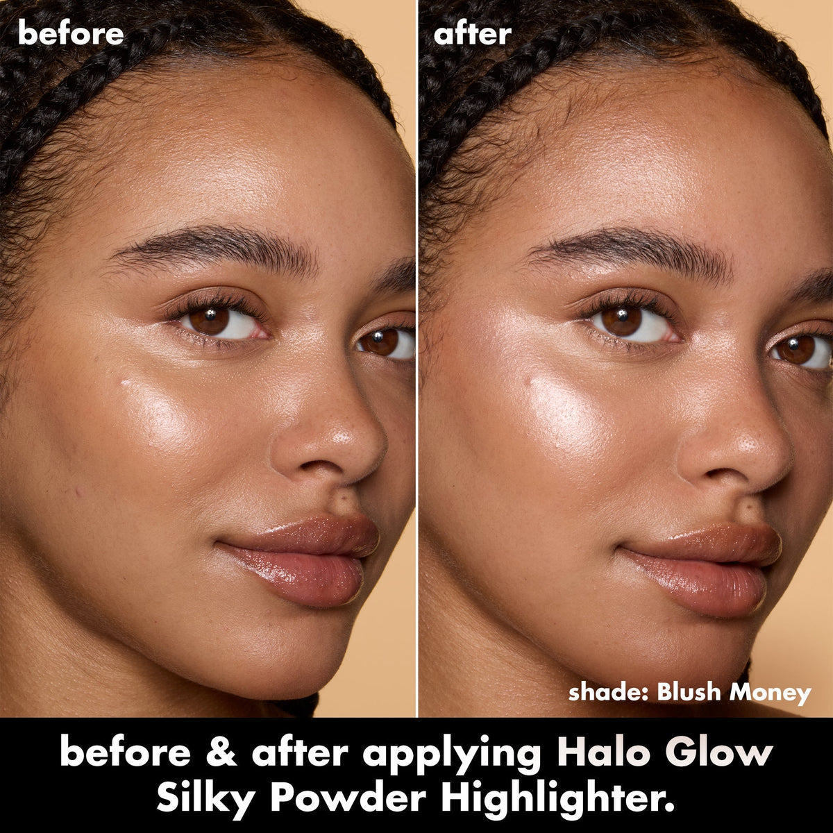 Halo Glow Silky Powder Highlighter ELF Cosmetics