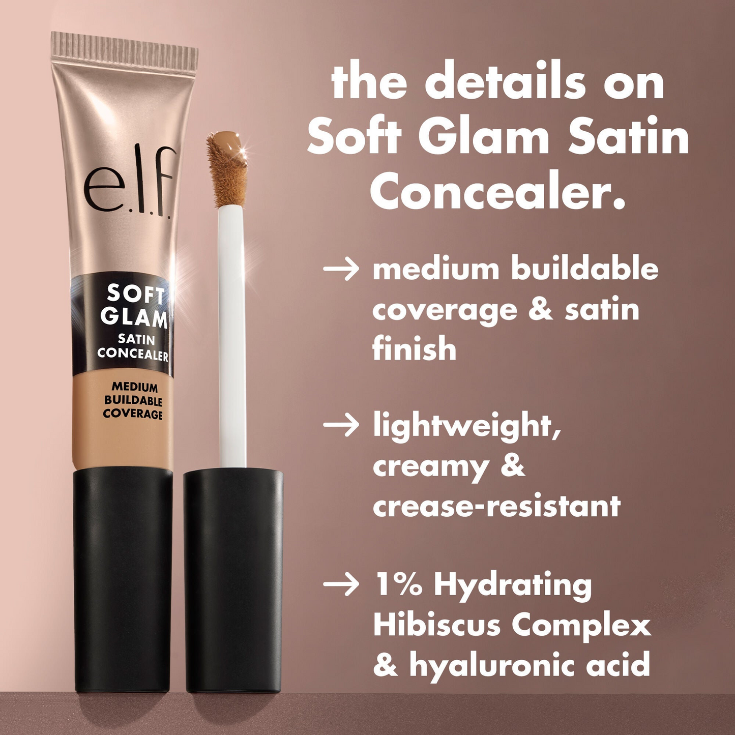 ELF - Soft Glam Satin Concealer
