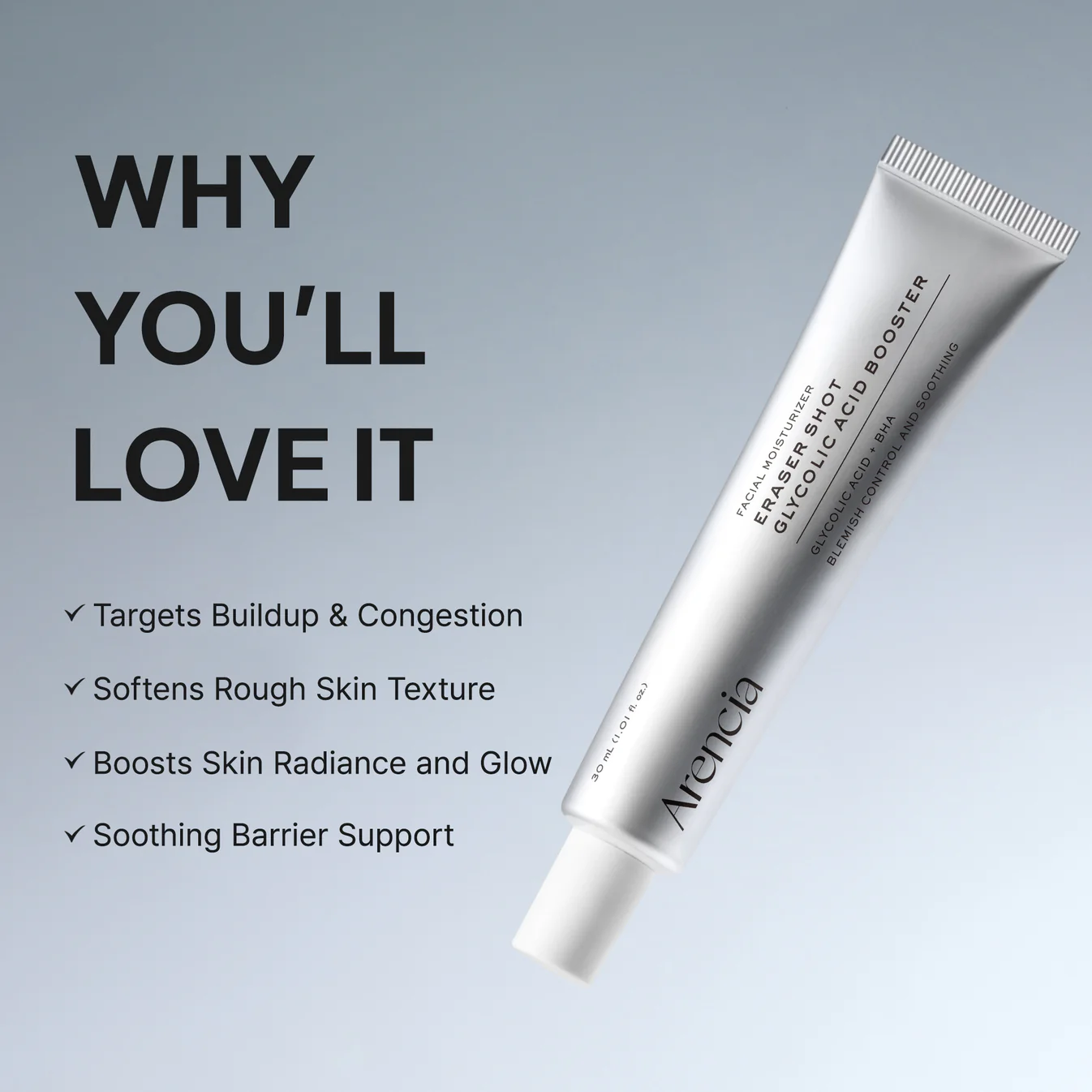 Arencia Eraser Shot Glycolic Acid Booster 30ml