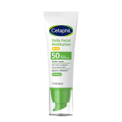 Cetaphil Daily Facial Moisturizer with Sunscreen SPF 50+