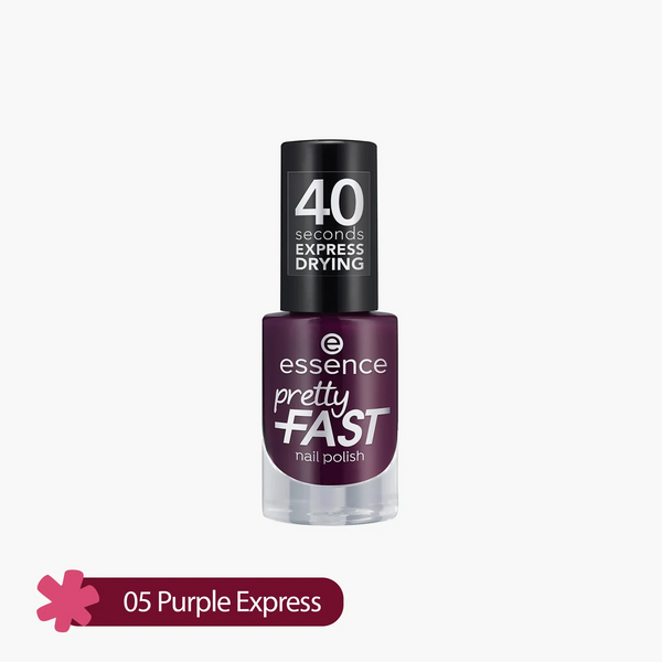 Essence - Pretty Fast Nail Polish - 05 Purple Express