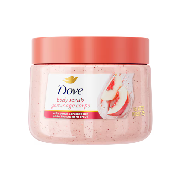 White Peach & Crushed Rice Body Scrub