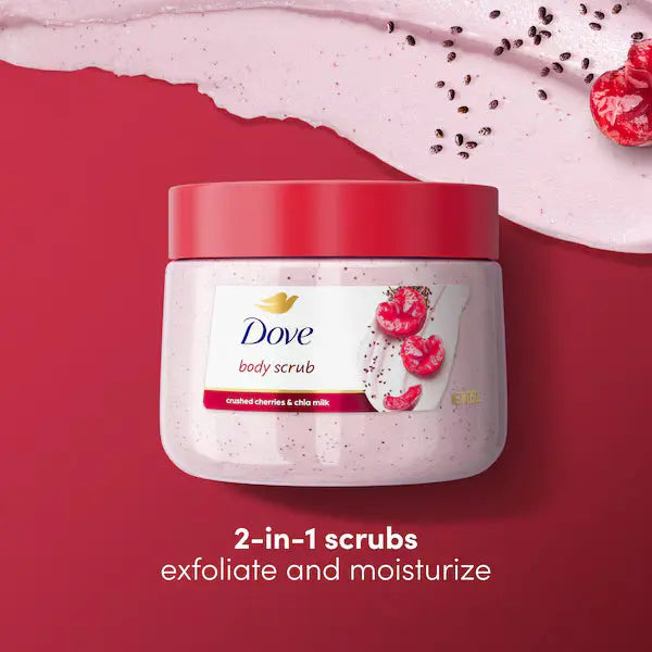 Crushed Cherries & Chia Milk Body Scrub Dove