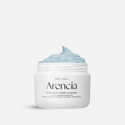ARENCIA Royal Blue Hyssop Rice Mochi Cleanser
