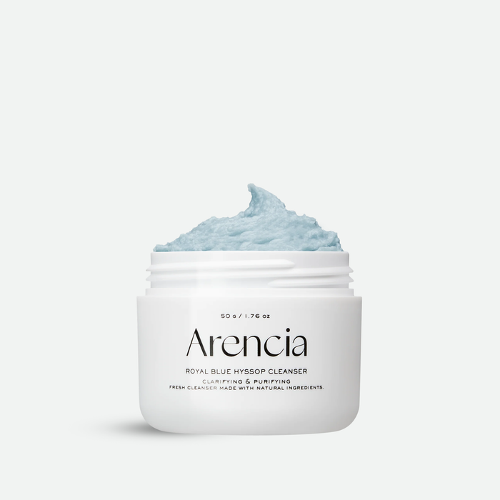 ARENCIA Royal Blue Hyssop Rice Mochi Cleanser