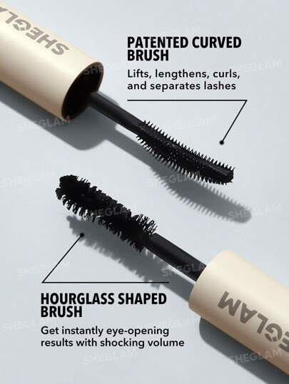 Shegalm All-In-One Volume & Length Mascara - Washable Black