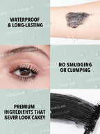 Shegalm All-In-One Volume & Length Mascara - Waterproof Black