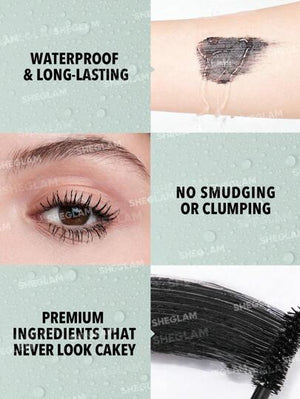Shegalm All-In-One Volume & Length Mascara - Waterproof Black Sheglam