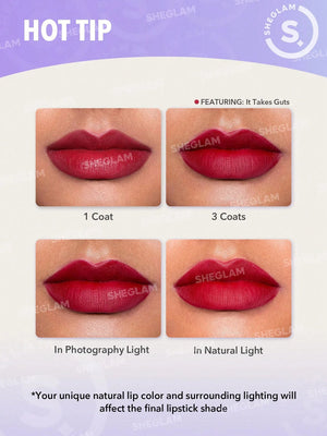 SHEGLAM Dynamatte Boom Long-lasting Matte Lipstick Sheglam