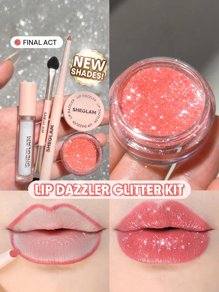 SHEGLAM Lip Dazzler Glitter Kit Sheglam