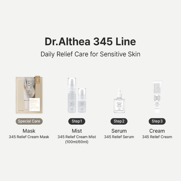 Dr.Althea 345 Relief Full Routine Set Dr Althea