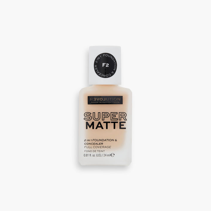 Revolution Relove Super Matte 2 in 1 Full Coverage Foundation & Concealer