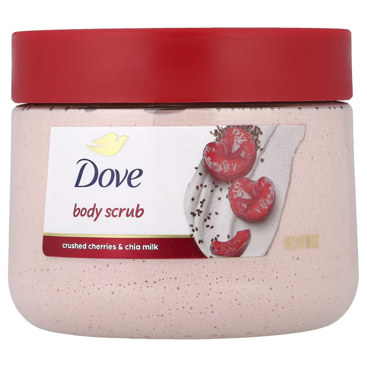 Dove Body Scrub Crushed Cherries & Chia Milk